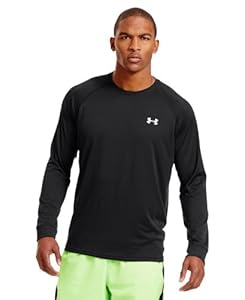 Under Armour Men's UA Tech™ Long Sleeve T-Shirt Large Black