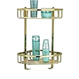 Rozin メッキお風呂 用品 ホルダー バスルーム棚 トライアングル浴室用 バスケット