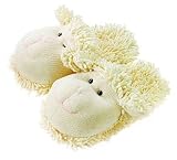 Fuzzy Feet Lamb / Sheep Novelty Fun Slippers