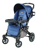 Peg Perego Uno Convertible Carriage to Stroller System in Mod Blue