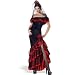 In Character Costumes, LLC Senorita Panne Gown, Black/Red, Large