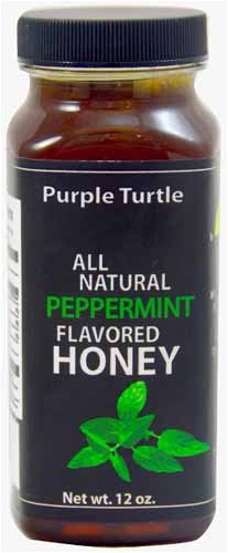 All Natural Peppermint Flavored Honey, Made with Wildflower Honey