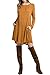 Iconic Luxe Women's Bamboo Long Sleeve Trapeze Dress