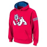 COLOSSEUM Fresno State Bulldogs Icon Fleece NCAA Men's Hooded Sweatshirt, Red