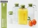 Luminarc Quadro 8-Piece Jug Set (4 Jugs with Plastic Lids)
