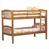 Mission Style Bunk Bed in Pecan