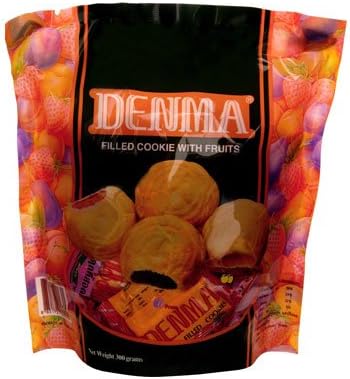Denma , Filled Cookie with Fruit - 9.24 Ounces