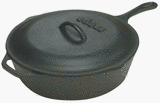 Lodge Logic 3-Quart Pre-Seasoned Chicken Fryer
