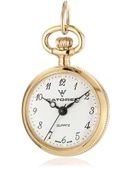 Catorex Women's 675.6.12311.121 Les petites 18k Gold Plated Brass Bird Picture Back Pendant Watch