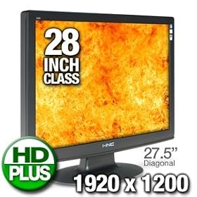 I-Inc iH-282HPB 28 Class Widescreen LCD Monitor - 1920 x 1200 15000:1 Dynamic 16:10 3ms VGA HDMI
