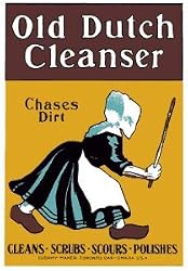 Old Dutch Cleanser Porcelain Refrigerator Magnet