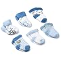 Carter's 6-Pack Boys Terry Cuff Comfy Fit Socks - Blue, 0-3 Months