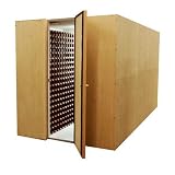 Vinotemp VINO-GCC1 GCC1 Walk In Wine Vault Wood Finish: Dark Cherry