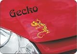 Zoom Produkt-Bild: Aufkleber Gecko, 115 x 100 mm, Car-Skin-Tattoo