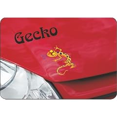 Aufkleber Gecko, 115 x 100 mm, Car-Skin-Tattoo
