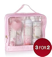 Floral Collection Rose Toiletry Bag