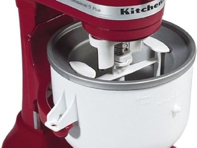 New Kitchenaid Kica0wh Kica Ice Cream Maker Attachment Frozen Desserts Yogurt Nu