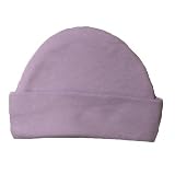 Lavender Cotton Knit Baby Hat (Newborn 0-3 Months to 12 Pounds)