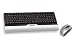 Cherry M82-24810DE CONTROL XT Wireless MultiMedia Desktop Tastatur schnurlos 105 Tasten MS WXP DE Silber