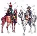 1/72 1815 French Imperial Generals & Horses ITA6016