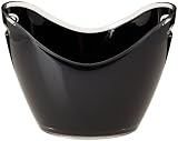 Prodyne G-4-BK Four Bottle Tub, Black