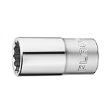 FLAG(フラッグ) セミディープソケット 14mm 12角 差込角3/8"(9.5mm) 永久保証 STRAIGHT/10-10142
