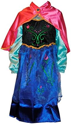 Girls Frozen Princess Anna Costume Dress 3 (2T)