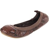 Yosi Samra Womens Snakeskin Ballet Flat