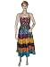 Bohemian Vintage Sari Patch Causal Beach Dress Skirt for Women