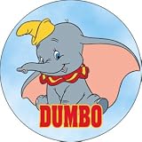 Disney Dumbo With Logo Button B-DIS-0221