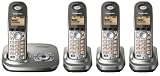 Panasonic KXTG7324 DECT Quad With Answer Machine - Silver