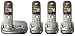  : Panasonic KXTG7324 DECT Quad Digital Cordless Telephone with Answer Machine - Silver