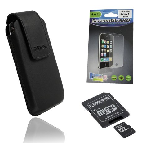 Krusell Samsung i5800 Galaxy 3 Starter Set bestehend aus Handytasche, Schutzfolie und Spei Preisvergleich