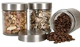 Ethos Hells Kitchen II Glass Screw Top Canister Set in HK Gift Box (3 Pieces)