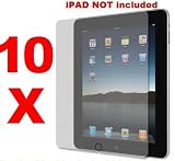 10X Clear LCD Scratch/Dust Resistant Screen Protectors For Apple iPad