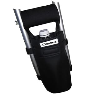 Crutcheze Black Crutch Bag, Pouch, Pocket, Tote Washable Designer Fashion Orthopedic Products Accessories Made in USA