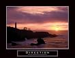 Direction - Lighthouse, Motivational Poster