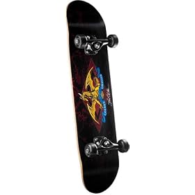 Powell Golden Dragon PGD Logo Dragon Complete Skateboard (7.625-Inch) by