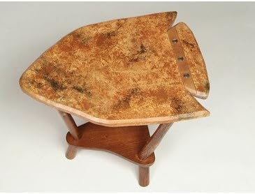 Flat Rock Dovetail Point Sienna Side Table