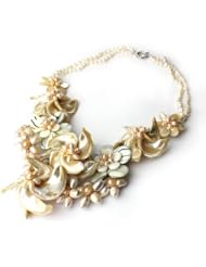 Limited Sales Promotion O-stone Pearl Nacre Necklace Flower Valley Mother of Pearl