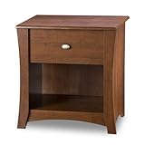 South Shore Furniture Jumper Collection Night Table with Drawer, Classic Cherry