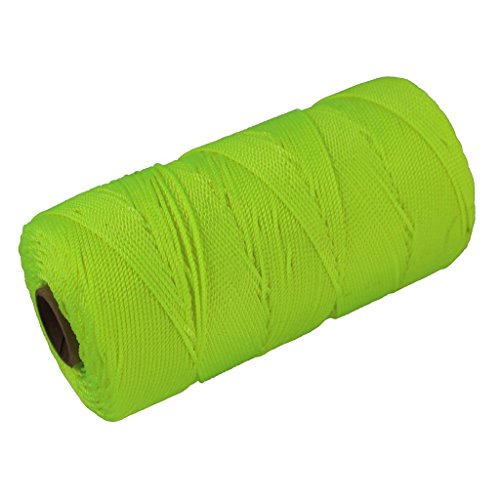 SGT KNOTS Twisted Nylon Mason Line #18 - 275, 550, or 1,100 feet (Florescent Yellow - 550ft)