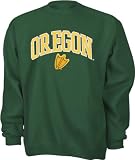Oregon Ducks Youth Green Tackle Twill Crewneck Sweatshirt