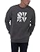 Stone Feather Men's Long Sleeve Crewneck Basic Sweatshirt