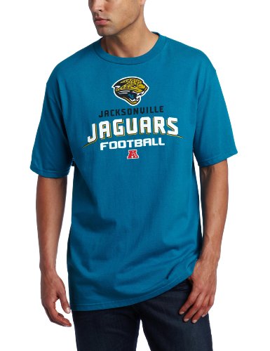 NFL Men's Jacksonville Jaguars Critical Victory V Short Sleeve Basic Tee (Active Blue, X-Large)