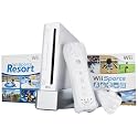 White Wii Console w/ Wii Sports Wii Sports, Wii Sports Resort and Wii Remote Plus