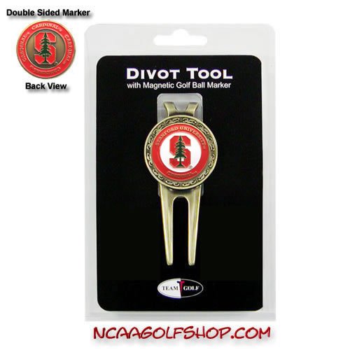Stanford Cardinal Divot Tool Ball Marker Tg1