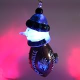 Pack of 4 Jacksonville Jaguars 5" Light-Up Snowman Christmas Ornaments