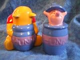 Disney Winnie the Pooh and Piglet Ceramic Salt & Pepper Shakers