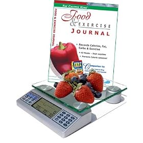 EatSmart Digital Nutrition Scale with Calorie King Food & Exercise Journal (Paperback)